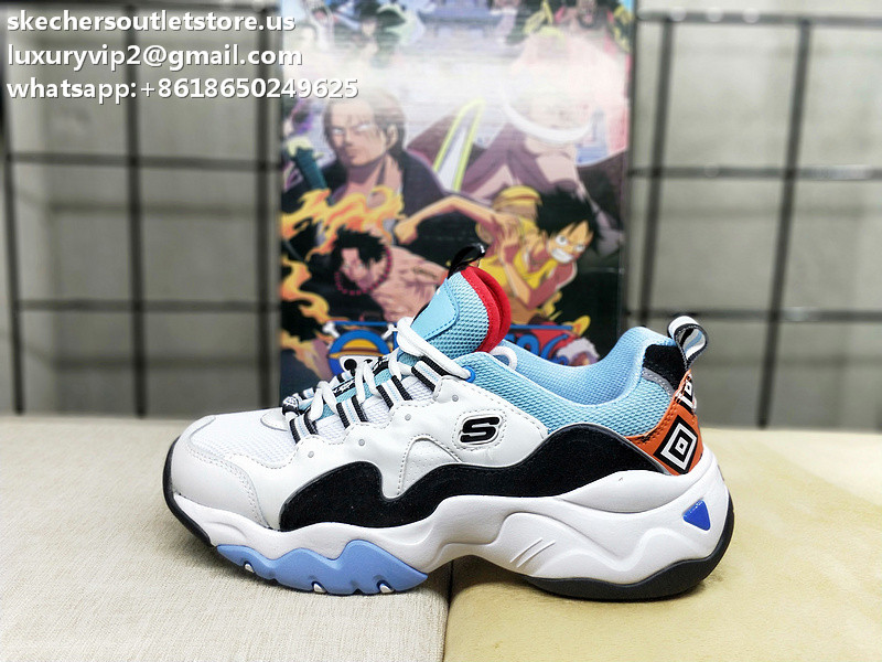 One Piece X Skechers D'Lites Unisex Sneakers Sky Blue 35-44